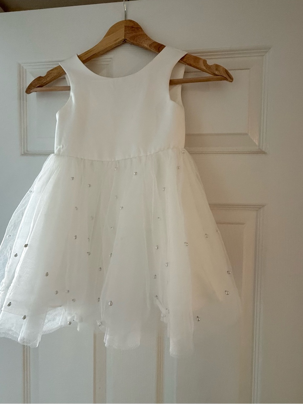 Azazie White Tulle Party Dress / Flower Girl Dress for Girls (3)